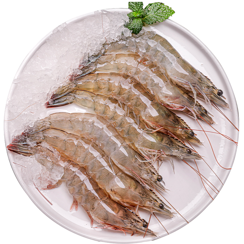 渔哥头等舱 国产青岛大虾 生鲜虾类 毛重3.2斤装12-16厘米