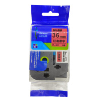 驰洛科 PL-461,36mmX8m,红底黑字 标签色带(计价单位:个)红色