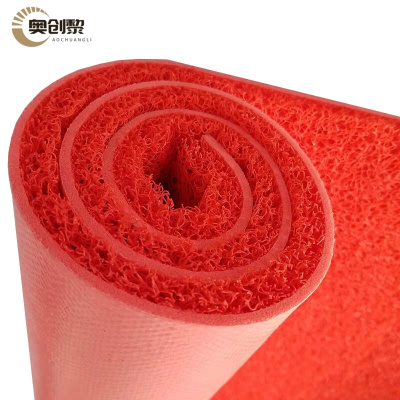 奥创黎 丝圈地垫 红1.2*18m 卷