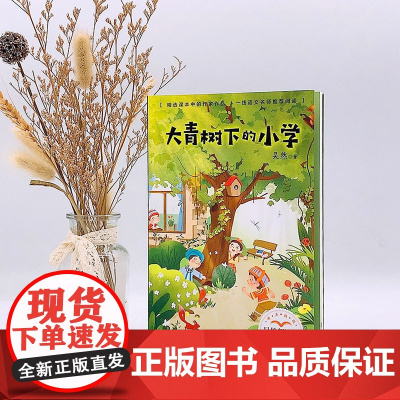 大青树下的小学正版版配套同步阅读大语文教材绘本图画书小学生三年级课外书读人教版上册儿童文学故事书