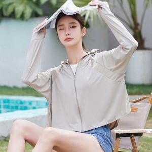 黑胶斗篷防晒衣女夏季大帽檐冰丝连帽防晒外套薄款凉感披肩防晒服