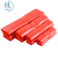 攸红色塑料袋24*37cm捆
