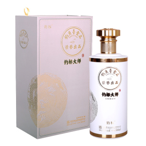 钓标 钓鱼台食品荣誉出品 钓标大师酒 52度浓香型白酒 纯粮酿造 500ml/瓶 单瓶礼盒装