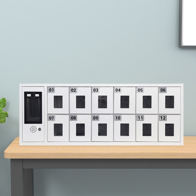 初嘉(CJ)智能人脸识别手机柜手机充电柜手机保管存放柜 12门手机柜B款