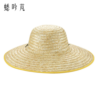 蟋吟芃 编织草帽 均码 顶