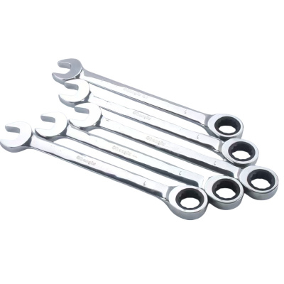 长鹿镜面两用棘轮扳手 17mm 把