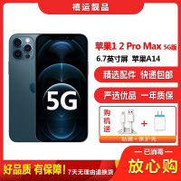 [二手95新]Apple 苹果 iPhone 12 Pro Max 海蓝色256G 二手手机 二手苹果 双卡5G手机国行