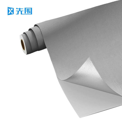 先围 壁纸墙纸墙布 铝箔不透底烟灰色 卷