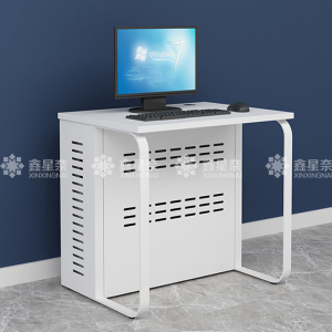 鑫星奈 钢架电脑桌培训桌机房电脑桌学习桌课桌 单人位D款