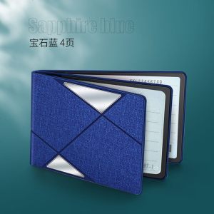 [补贴10%]驾驶证皮套驾照网红机动车行驶证一体女创意二合一超薄卡包保护套 宝石蓝[4卡位]机动车套