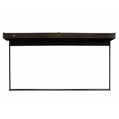 经科JK电动遥控工程幕布PB-W大型玻纤白幕500英寸4:3投影机幕布