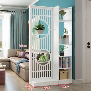 屏风隔断客厅装饰网红进入户酒柜双面间厅柜镂空玄关柜现代简约