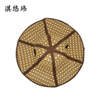 淇悠玮 藤条可折叠遮阳帽 QM41 顶