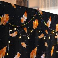 家柏饰(CORATED)家用全封闭遮光床帘落地加粗支架蚊帐1.5m1.8米遮挡防尘顶床幔