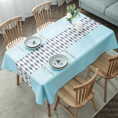 家柏饰(CORATED)北欧桌布布艺棉麻小清新防水免洗长方形茶几餐桌垫台布