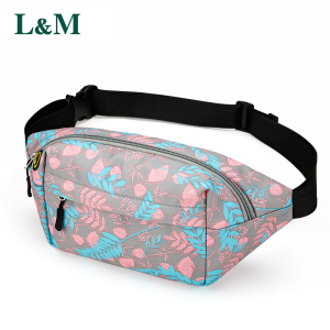 L&M腰包男士运动背包户外单肩斜挎包女多功能韩版潮胸包手机包时尚休闲