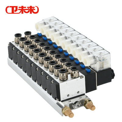 卫未来 气动控制阀 十位阀组DC24V 个