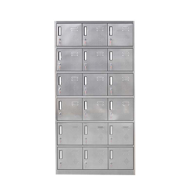 阿拉贡不锈钢员工储物柜文件柜存放柜子更衣柜存包柜十八更衣柜