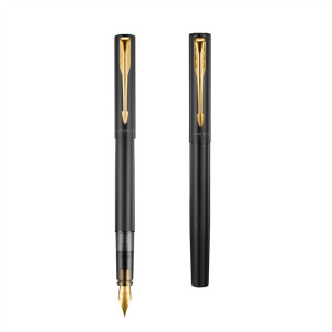 派克(PARKER)威雅XL入门级黑色金夹墨水笔
