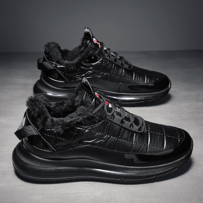 Ideamini雪地靴男东北加绒加厚保暖棉鞋冬季男鞋户外运动防水防滑羽绒短靴靴子