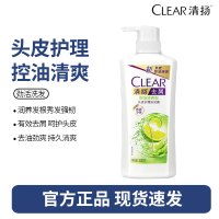 清扬(CLEAR)去屑洗发水持久留香 控油平衡500g 净屑蓬松洗发露洗头膏