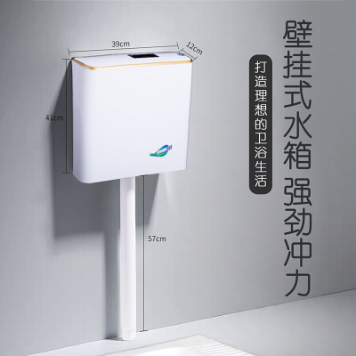 水箱家用卫生间冲厕所水箱大冲力节能蹲便器冲水箱马桶冲便器水箱安心