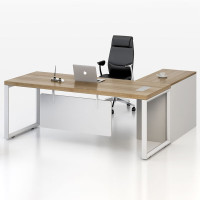 域赢办公家具老板桌简约现代班台主管桌经理桌单人办公桌1600*700*750