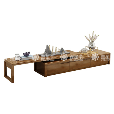 鑫星奈 XXN4012011 简约实木电视柜可伸缩电视柜