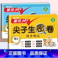 [2本]语文+数学 (人教版) 五年级下 [正版]一年级试卷测试卷全套二年级三四五六年级上册语文数学英语真题试卷人教版小