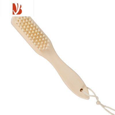 三维工匠洗鞋刷子家用木柄软硬毛刷洗鞋清洁刷多长柄洗鞋刷不伤鞋