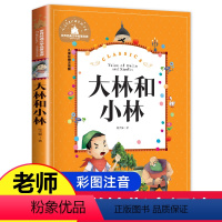 [正版]大林和小林二年级三年级书注音版图书张天翼著一年级四年级小学生必读课外阅读书籍带拼音的儿童读物6-7-8-10岁