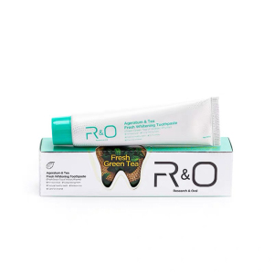 R&O®绿茶清新高效去渍护龈茶香持久清新抑菌温和清洁牙膏100g*3支+漱口水