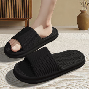 红秀世纺HXGTX003凉拖鞋(男)均码黑色