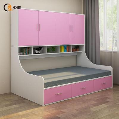 森美人单人床日式现代小户型床加衣柜一体简约经济型女生储物榻榻米床