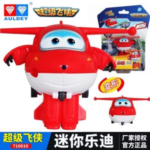 奥迪双钻AULDEY超级飞侠 乐迪变形飞机迷你套装儿童玩具 迷你变形机器-乐迪