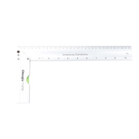 长鹿 铝合金带水泡角尺 500mm