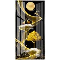 维诺亚走廊过道壁画装饰画简约挂画轻奢入户玄关麋鹿玄关装饰门厅画