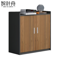 智叶舟木质矮柜二门80*40*80cm台