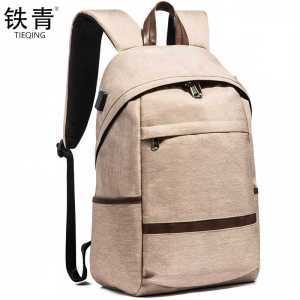 铁青 尼龙休闲双肩包J99 个