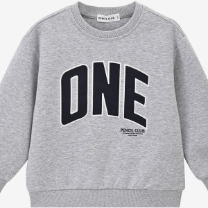 [1件3折]铅笔俱乐部童装2025秋装新款男童卫衣儿童圆领上衣中大童休闲百搭T恤