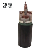佰裕 铜芯铠装低压电缆 ZC-YJV22 0.6/1KV 3*35+1*25 米