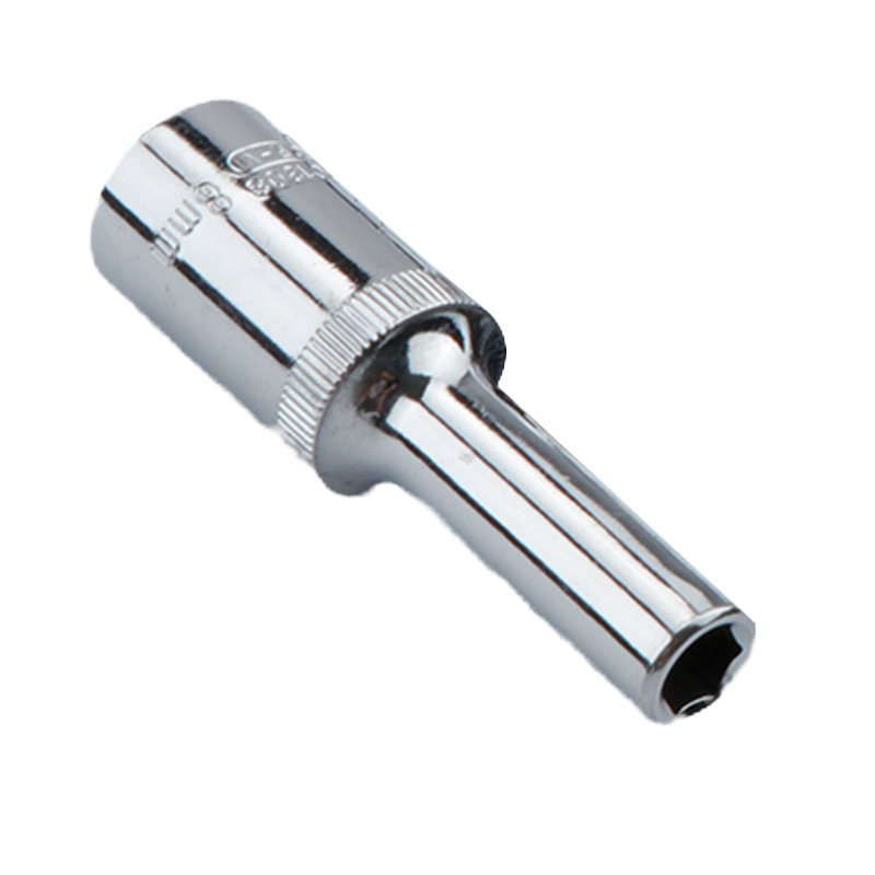 长鹿 12.5mm大飞1/2扳手花型十二角蓝带加长12角套筒头子加长套筒32mm