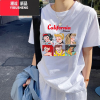 YIBUSHENG正肩白色t恤女设计感小众显瘦薄款上衣季春秋内搭短袖宽松大码