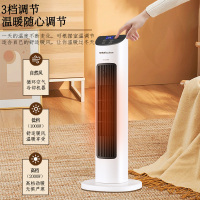 荣事达立式暖风机家用小型取暖器遥控定时办公室客厅卧室2000W大功率速热摇头电暖器热风机