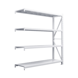 铭威盾仓库仓储货架四层金属五金货架家用中型重型置物架展示架子200KG150*40*200