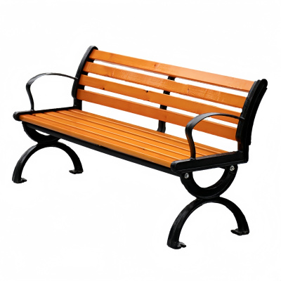 攸形户外实木椅120*40*73cm张