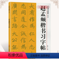 [正版]学海轩赵孟頫楷书习字帖米字格字基本笔画偏旁部首间架结构赵体赵孟俯毛笔字帖入门书籍临摹胆巴碑原碑帖浙江人民美术出