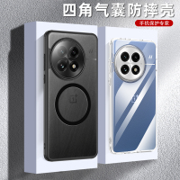 可波 适用于oppo一加13护甲磁吸手机壳oppo一加13pro四角气囊防摔简约手机壳
