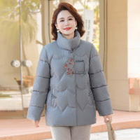 时尚女装洋气妈妈棉衣女40岁中老年短款中年棉服50岁冬装加绒保暖