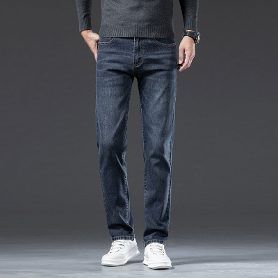 秋季新品上新高端牛仔裤男新塘牛仔高级感基础设计直筒轻商务男裤